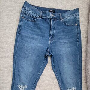 Express high rise skinny jeans